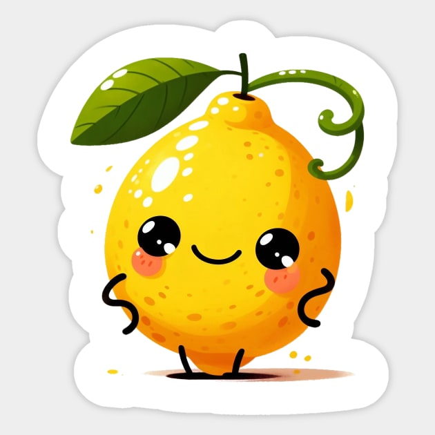 Cute Lemon Sticker by Dmytro